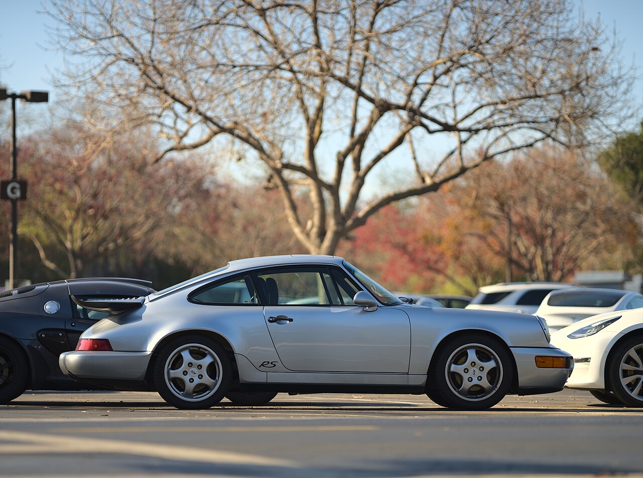 Porsche 964 RS America coupe photographed in Palo Alto
