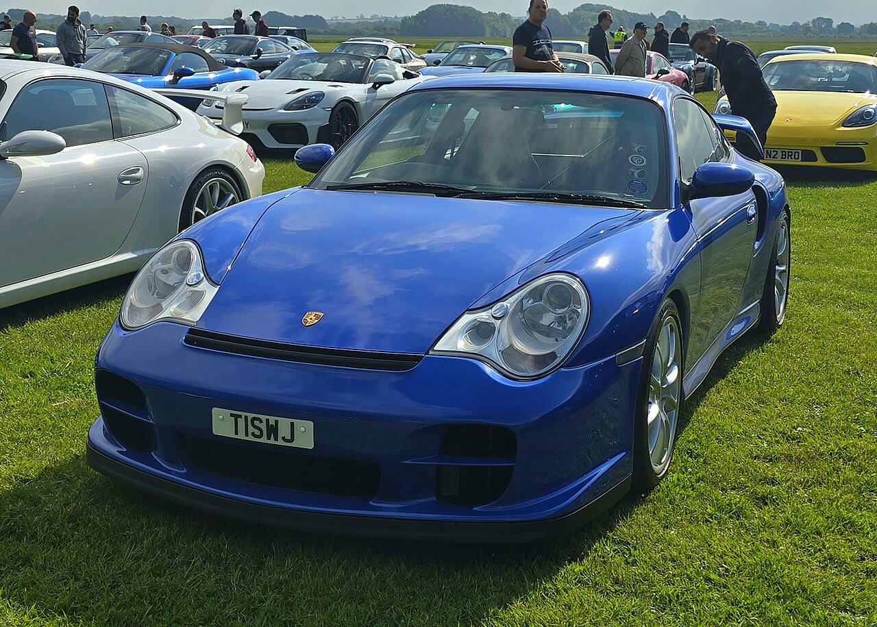 Porsche 996 Turbo coupe photographed outdoors